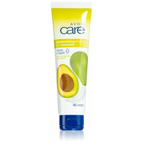 AVON Увлажняющая маска с маслом авокадо Care Replenishing Moisturizing With Avocado, 90 г, 90 мл