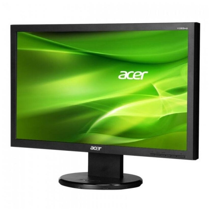 18.5" Монитор Acer V193HQ, 1366x768, TN, черный