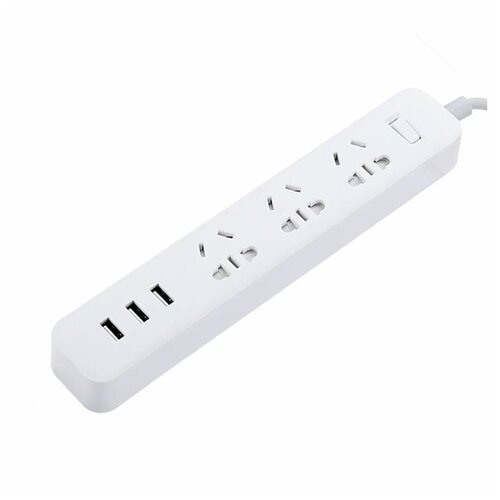 Удлинитель Xiaomi Mi USB Power Strip (3 розетки+3USB) CN (White)