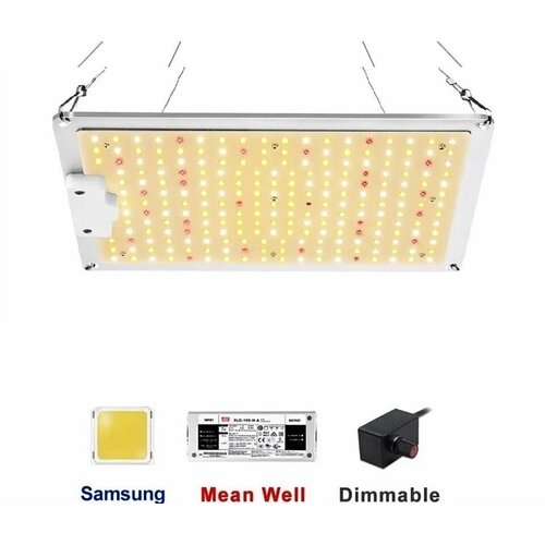 Светильник для растений, фитолампа quantum board (квантум борд) SL1000: Диоды Samsung LM281b+, драйвер Mean Well с регулировкой яркости.