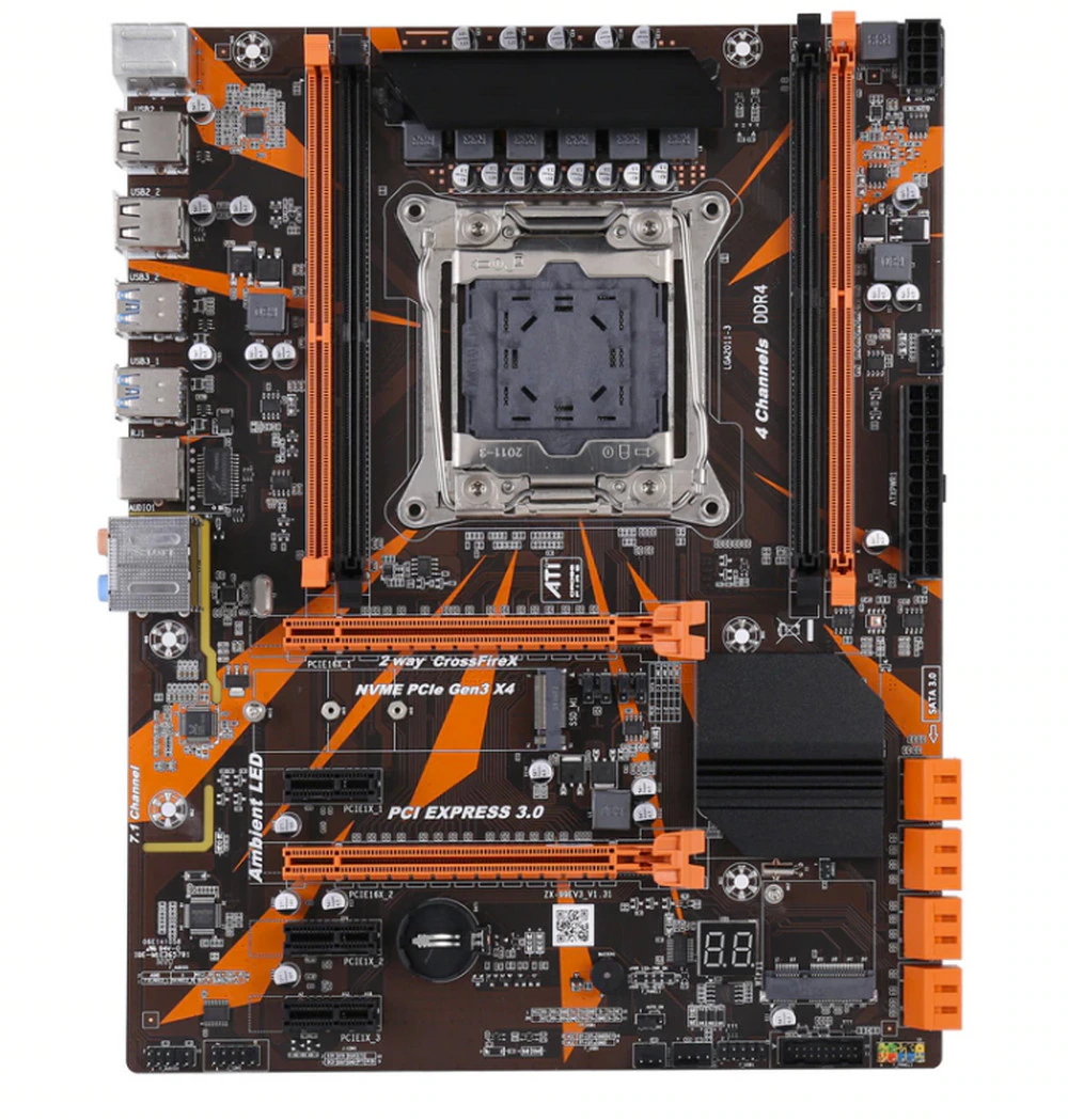 Материнская плата ZX-99EV3 v1.5 LGA 2011-3 DDR4 — купить в интернет-магазине по низкой цене на Яндекс Маркете