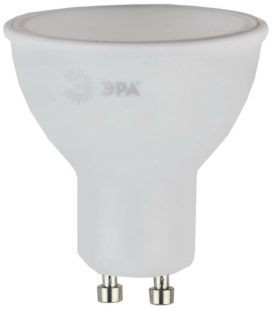Лампа светодиодная ЭРА ЭКО, GU10, MR16, 11 Вт, 2700 К - фотография № 1