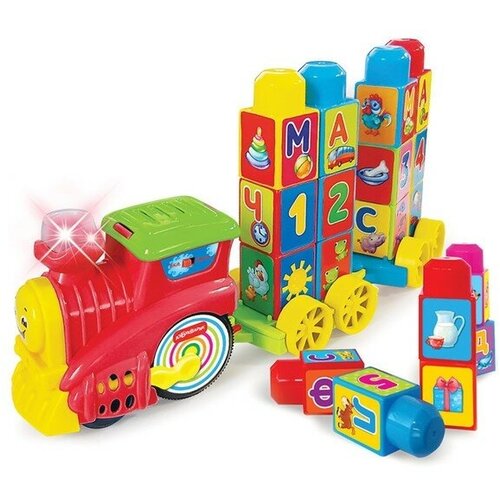 Игрушка музыкальная «Музыкальный поезд Буковка», цвета красный музыкальная игрушка азбукварик поезд буковка зеленый
