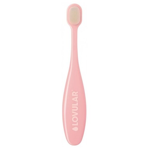 Зубная щетка LOVULAR Baby tooth brush 4+, розовый