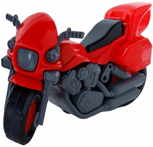 Мотоцикл Харли Красный И-3411 Рыжий кот