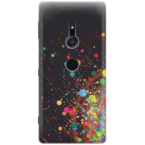 фото Cиликоновый чехол на sony xperia xz2 / сони иксперия икс зет 2 с принтом "яркое настроение" gosso