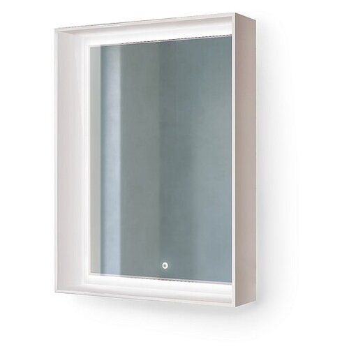 фото Зеркало raval frame 60 белое с подсветкой сенсор fra.02.60/w