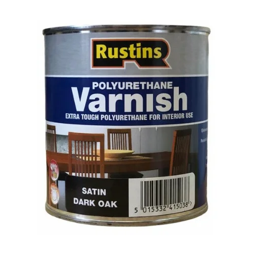 Лак Rustins Polyurethane Varnish Satin полиуретановый тик, полуматовая, 0.5 л