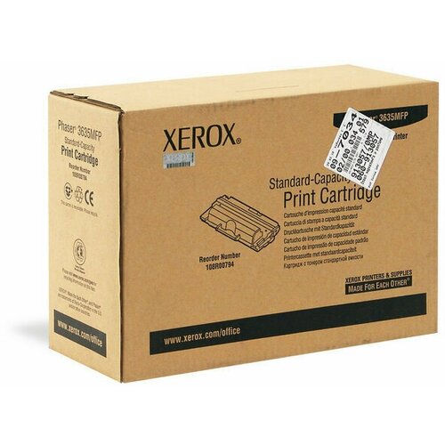 Картридж лазерный Xerox 108R00794 чер. для Ph3635, 161137