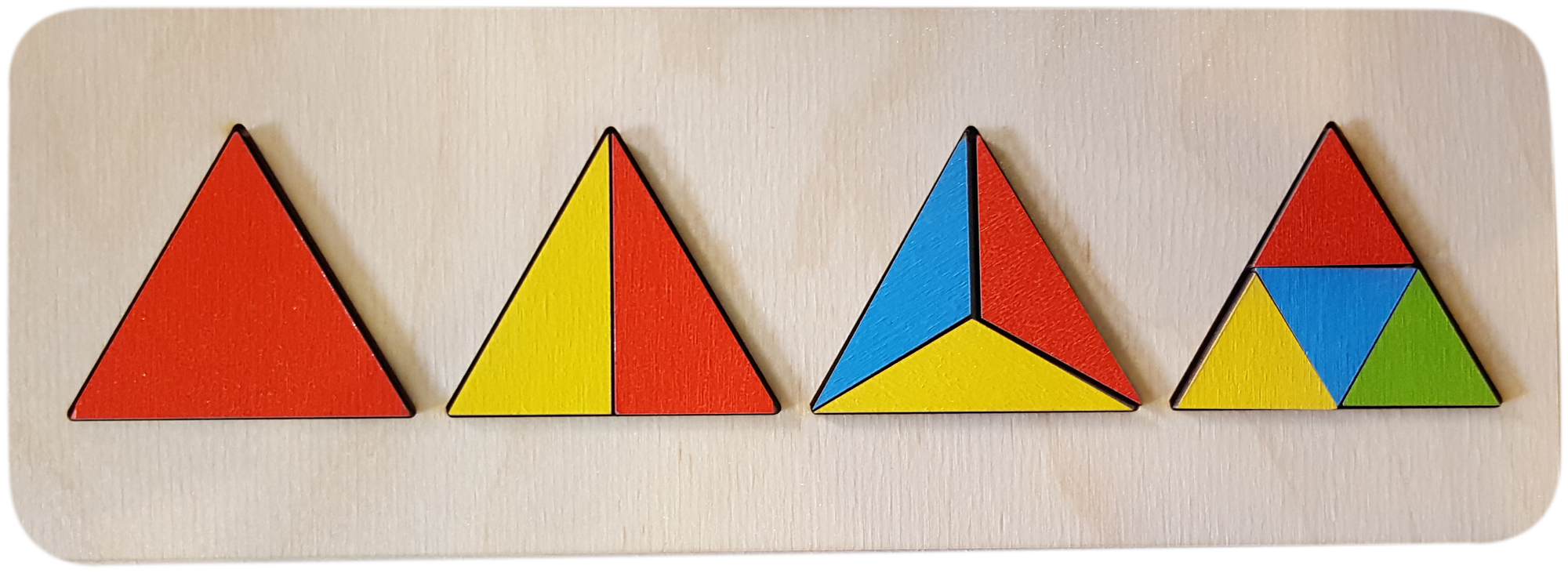 Геометрия Треугольники 29,5х10,5 (дерево) Нескучные игры - фото №2