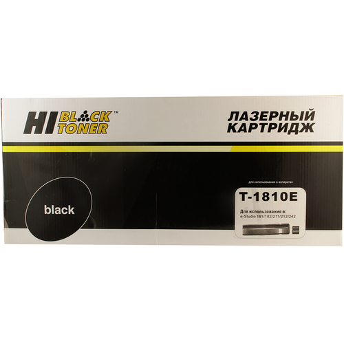 Тонер-картридж Hi-Black (HB-T-1810E) для Toshiba e-Studio 181/182/211/212/242, черный (black) (24000 стр.)