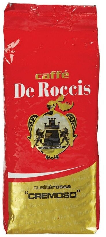 Кофе в зернах Caffe De Roccis Rossa Cremoso 1кг