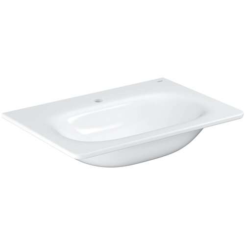 фото Раковина подвесная grohe essence pureguard 39564 00h (3956400h) 70х48,5 см, с гигиеническим покрытием, с 1-м отверстием для смесителя по центру
