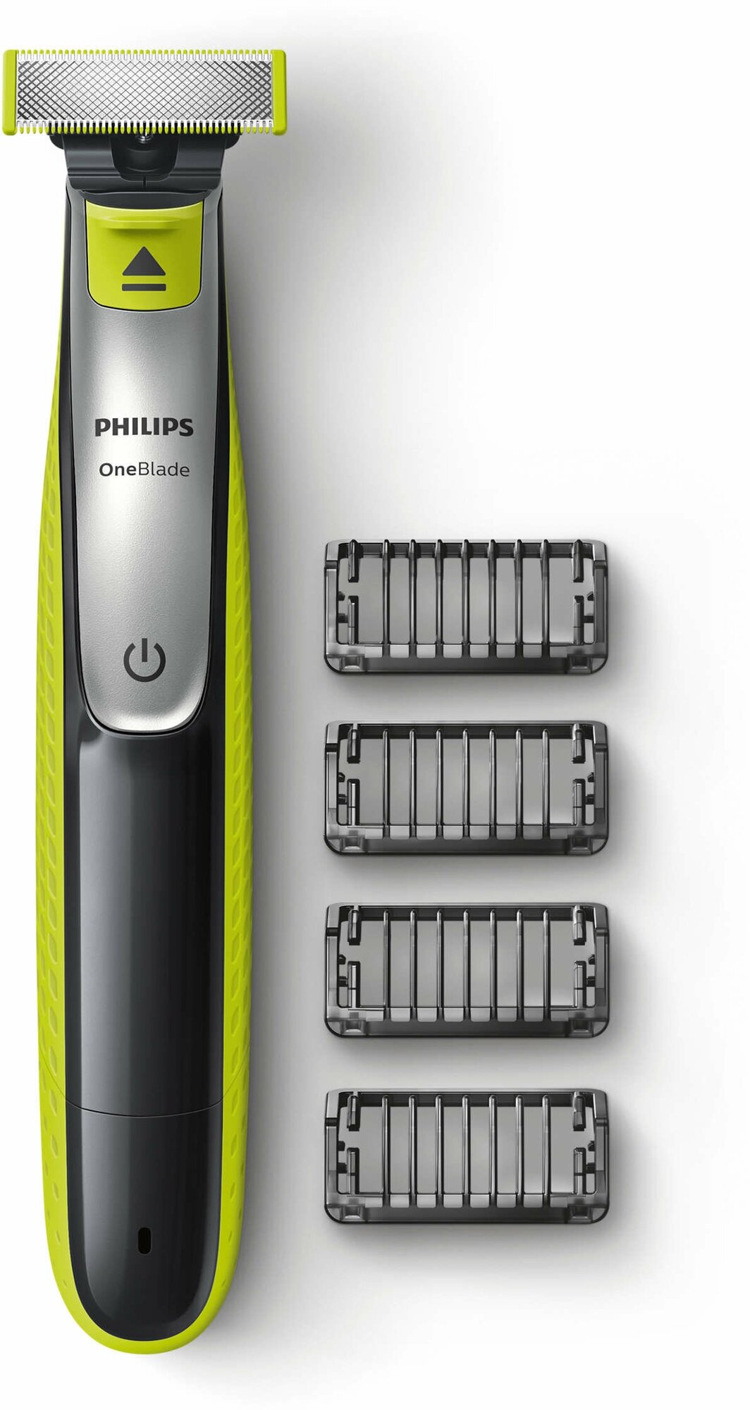 Триммер Philips OneBlade QP2530, черный/салатовый
