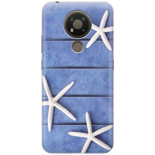 фото Re:pa чехол - накладка artcolor для nokia 3.4 с принтом "три морские звезды"