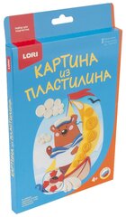 Пластилин LORI Картина из пластилина Мишка моряк (Пз/Пл-011) 6 цв.