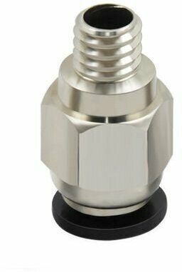 фото Пневматический фитинг PC4-М6 2шт (черный, сквозной) для 3д принтера