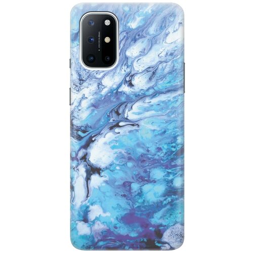 RE: PA Чехол - накладка ArtColor для OnePlus 8T с принтом Синий мрамор re pa чехол накладка artcolor для oneplus 8 pro с принтом голубой мрамор