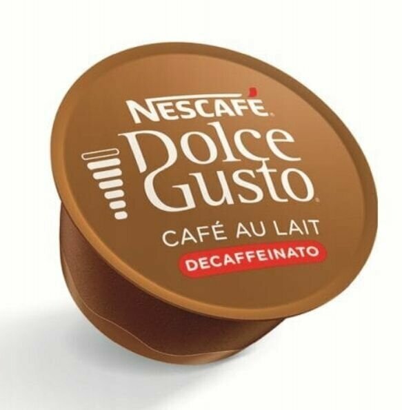 Nescafe Dolce Gusto Cafe Au Lait Decaffeinato 3x16 Капсул / Нескафе Дольче Густо без кофеина 48шт - фотография № 4