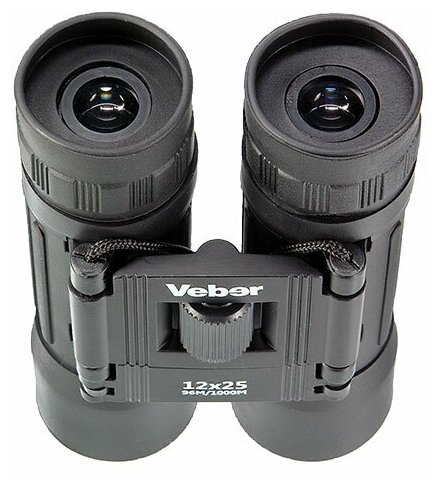 Бинокль Veber Sport БН 12x25 чёрный