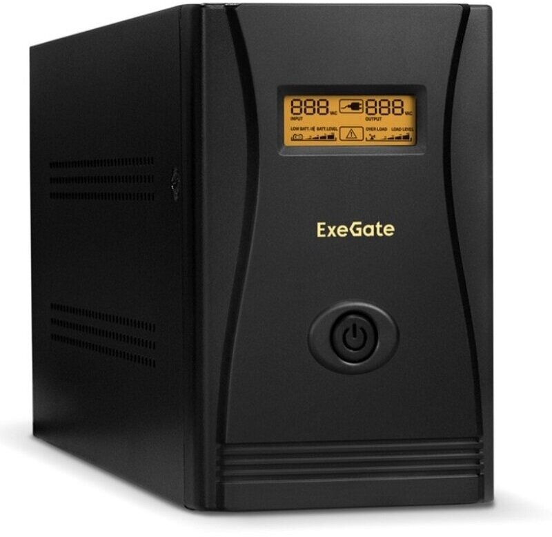 ИБП ExeGate SpecialPro Smart LLB-2200. LCD. AVR.6C13. RJ. USB/EP285529RUS, black