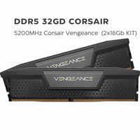 Оперативная память 32Gb DDR5 5200MHz Corsair Vengeance (CMK32GX5M2B5200C40) 2x16Gb