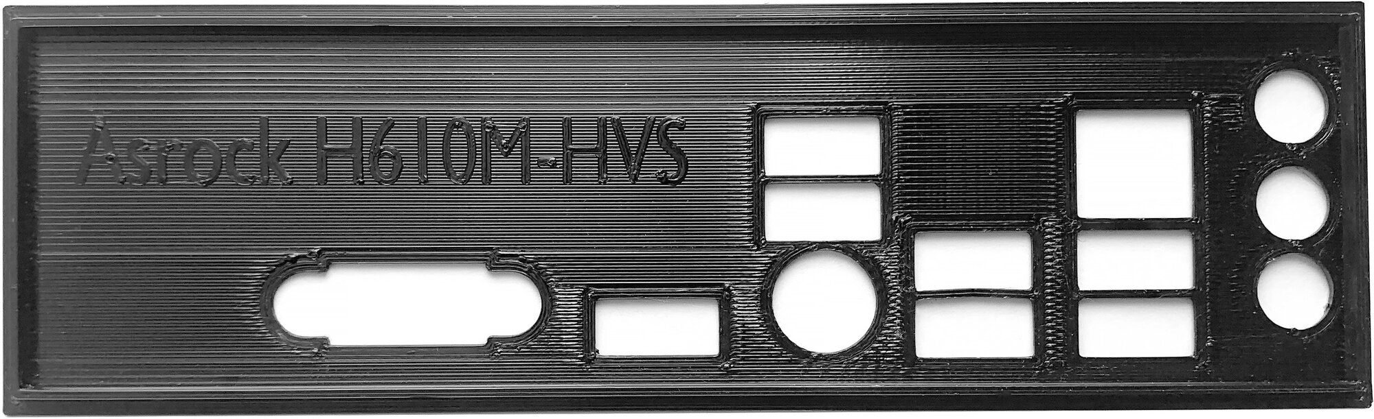 Заглушка для компьютерного корпуса к материнской плате Asrock H610M-HVS black