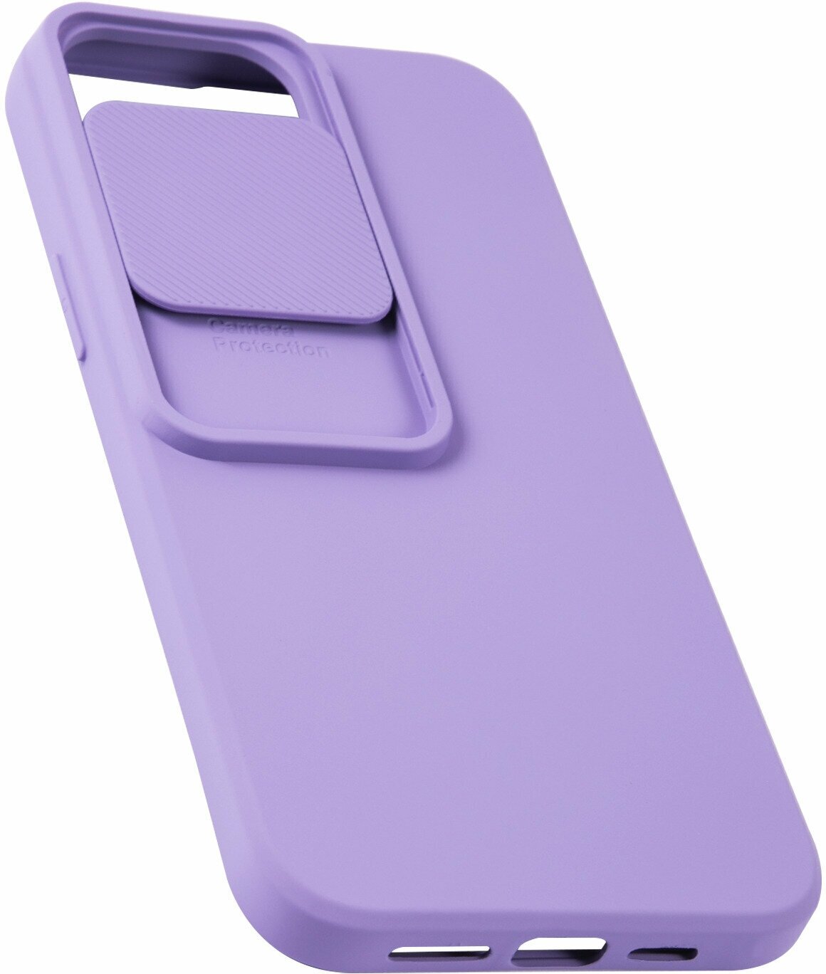 Чехол накладка UNBROKE soft case with camera slider для iPhone 13 Pro Max, фиолетовая - фото №7