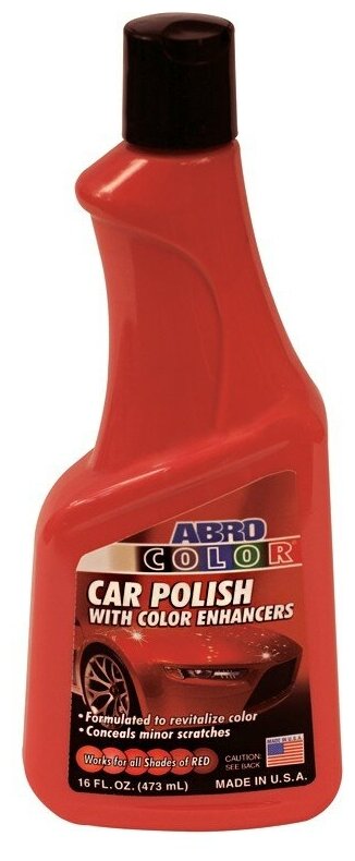 фото ABRO полироль для кузова AB-301-RED, 0.473 л