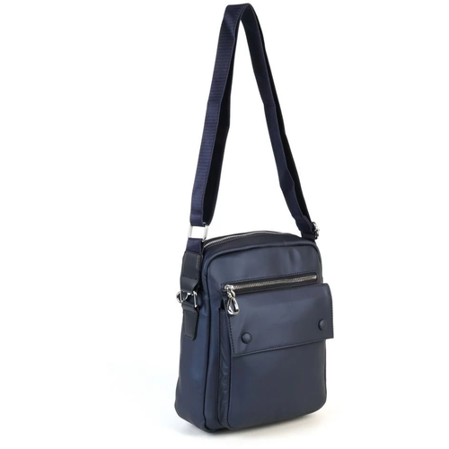 Сумка кросс-боди Fuzi House, синий сумка пляжная bags art повседневная текстиль вмещает а4 внутренний карман регулируемый ремень черный бежевый
