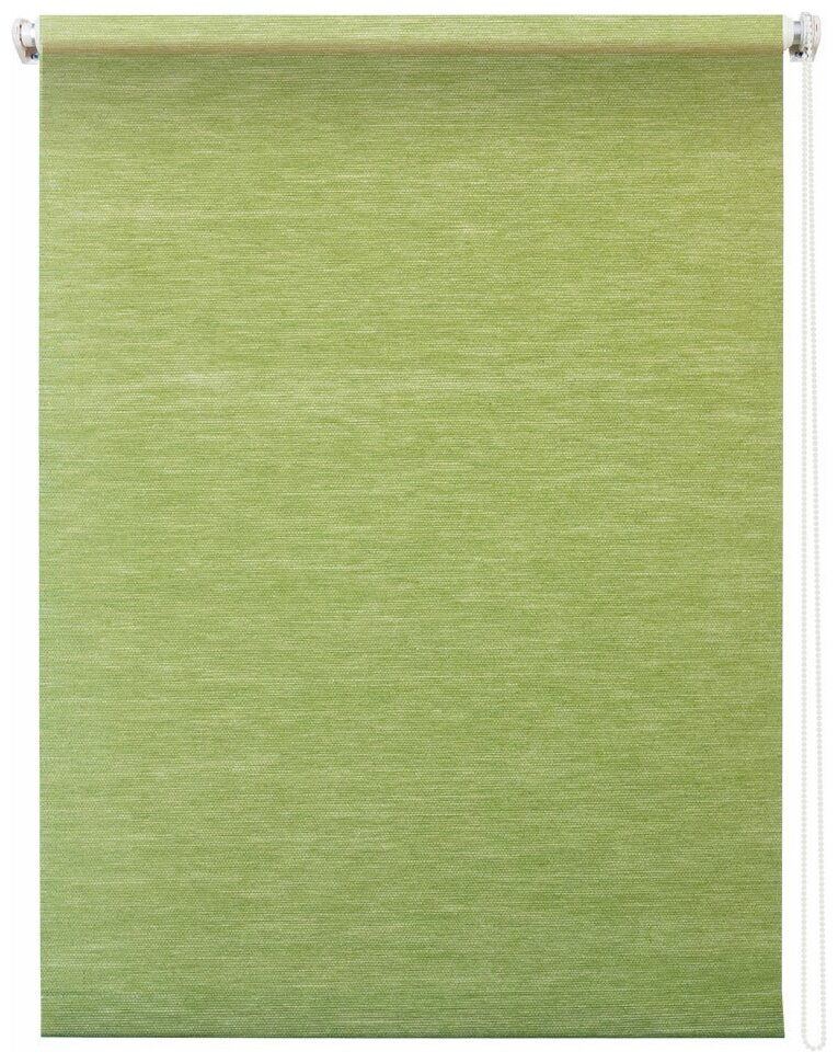 Рулонная штора Уют Концепт, 120х175 см, зеленый - фото №6