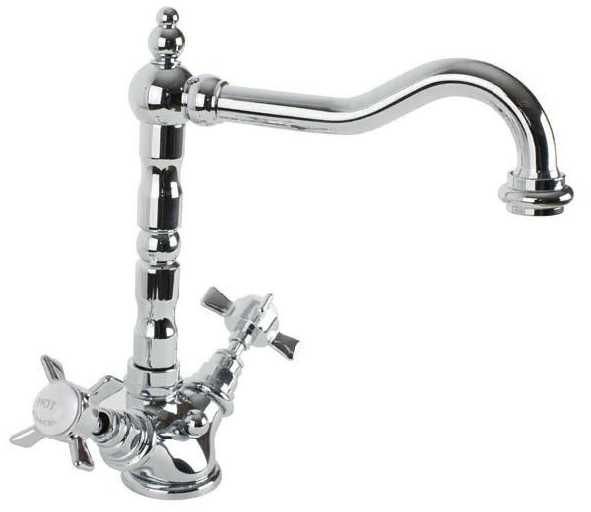 Смеситель для раковины с донным клапаном BIANCHI OLD ENGLAND LVBOLE104000CRM хром