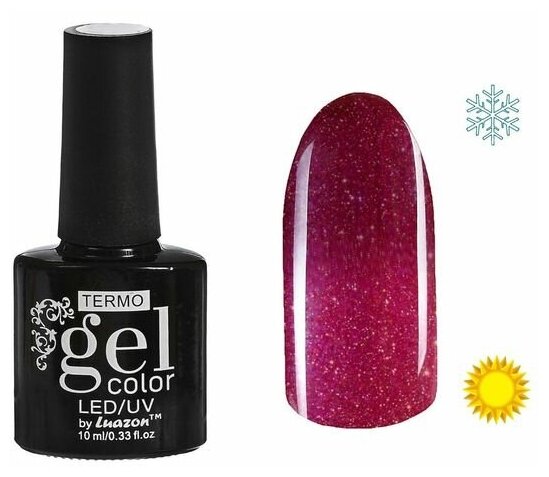 Luazon гель-лак для ногтей Gel color Termo, 10 мл, 35 г