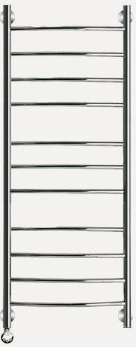 Изображение товара Галант-11 150х60 Электрический полотенцесушитель EL31-156 Черный тэн слева с кабелем