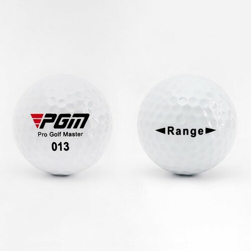 Мяч для гольфа PGM Range, двухкомпонентный, d=4.3 мяч для гольфа pgm range двухкомпонентный d 4 3