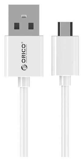 Кабель Orico ADC-05 (USB2.0/micro-USB, 0.5м, круглый, белый),