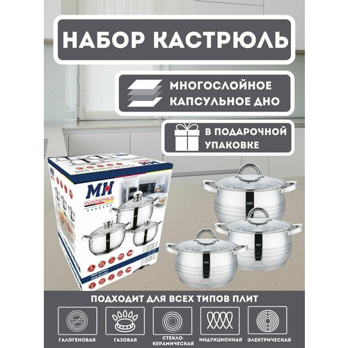 Набор кастрюль MH-15832 4590₽