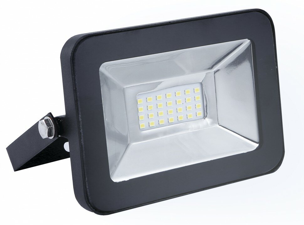 Прожектор светодиодный 10Вт LED SMD LFL-1001 C02 черный (230В 6500К) Ultraflash