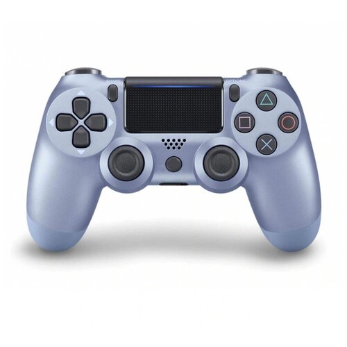 Беспроводной джойстик, геймпад Wireless Controller для PS4, PS4 Pro, PS4 Slim v2 Голубой беспроводной джойстик геймпад wireless controller для ps4 ps4 pro ps4 slim v2 фиолетовый