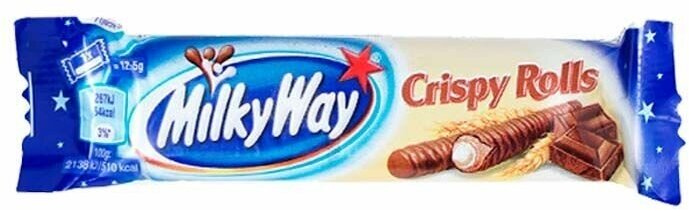 Вафельные трубочки Milky Way Crispy Rolls (США), 22,5 г (24 шт) - фотография № 2