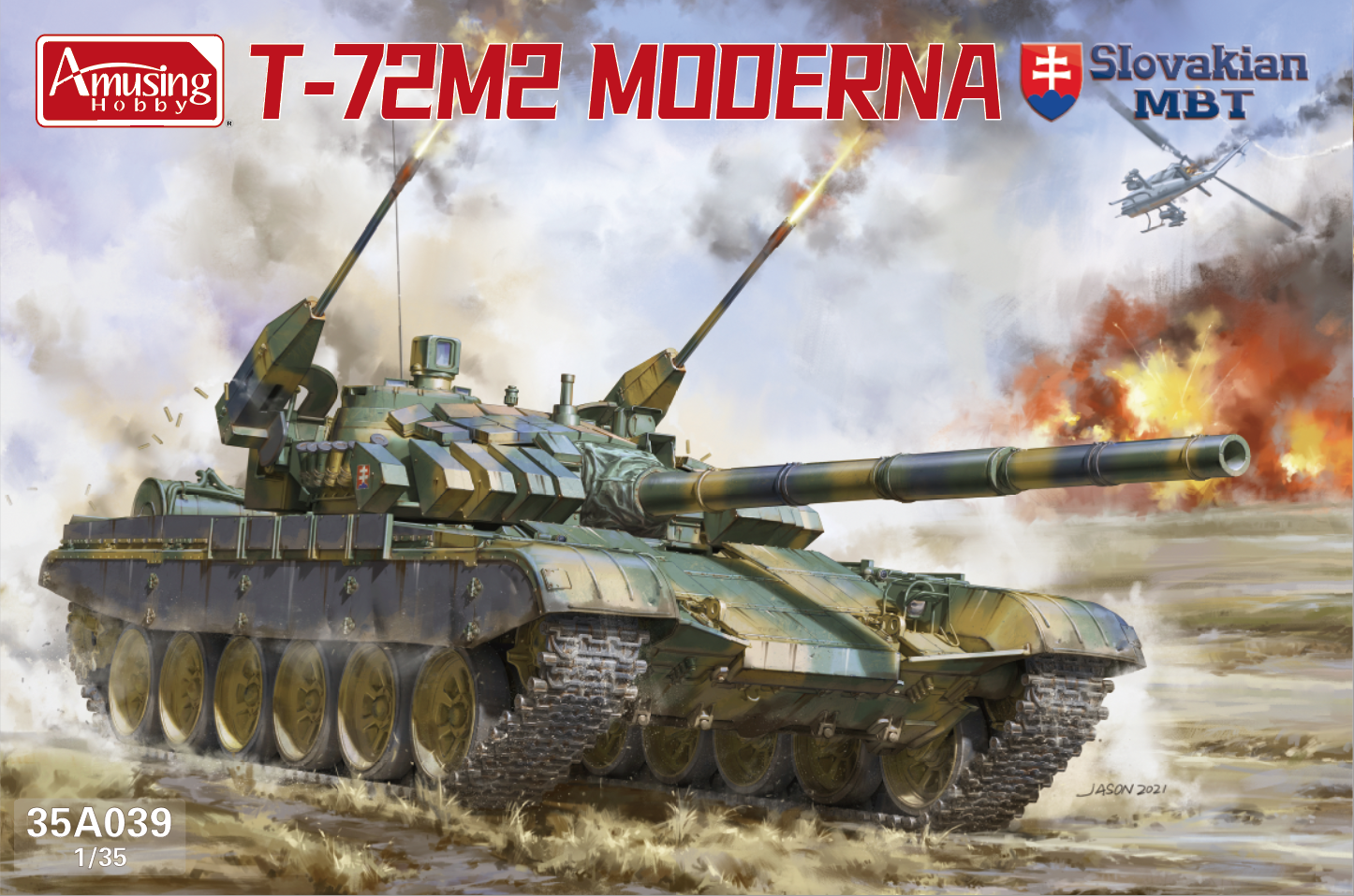 AH35A039 Словацкий танк Т-72M2 Moderna