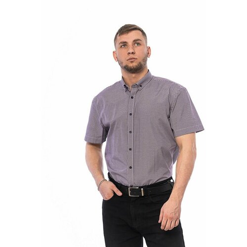 фото Рубашка imperator, размер 50/l/178-186/41 ворот, фиолетовый