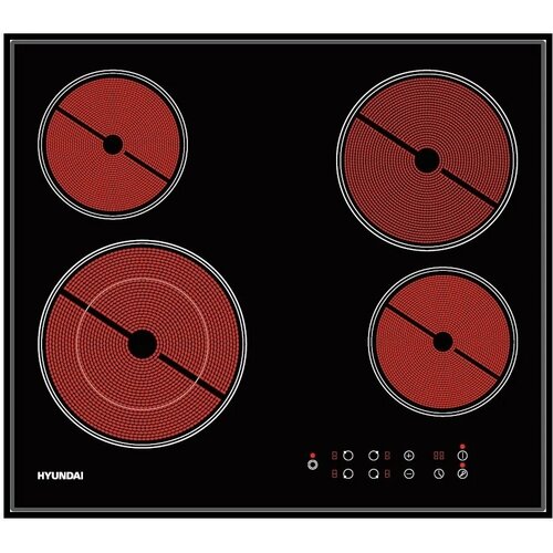 Варочная поверхность Hyundai HHE 6485 IX черный 2065000₽