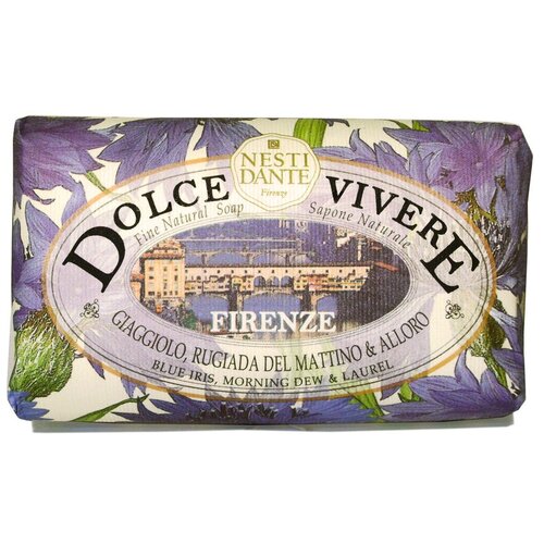 Nesti Dante Мыло кусковое Dolce Vivere Florence, 250 мл, 250 г nesti dante мыло кусковое dolce vivere milano 250 мл 250 г