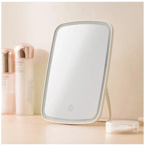 Зеркало с подсветкой для макияжа настольное косметическое с регулируемой сенсорной подсветкой 3 режима яркости