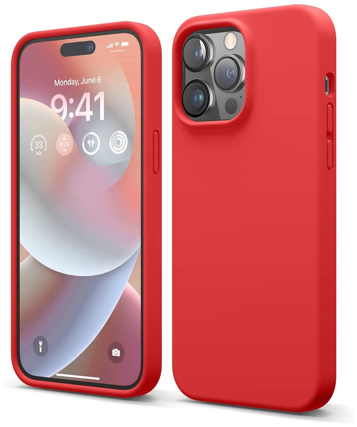 Чехол Elago Soft Silicone для iPhone 14 Pro Max, красный