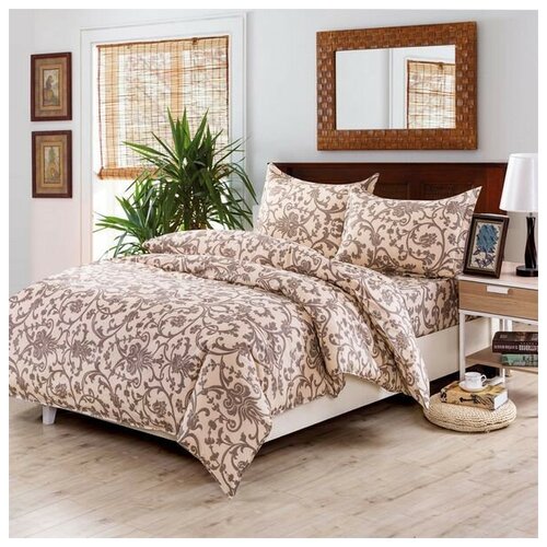 фото Постельное белье valtery ap-06 (поплин) / евро