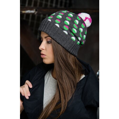 Шапка SuperShapka, демисезон/зима, шерсть, утепленная, размер 54-58, серый