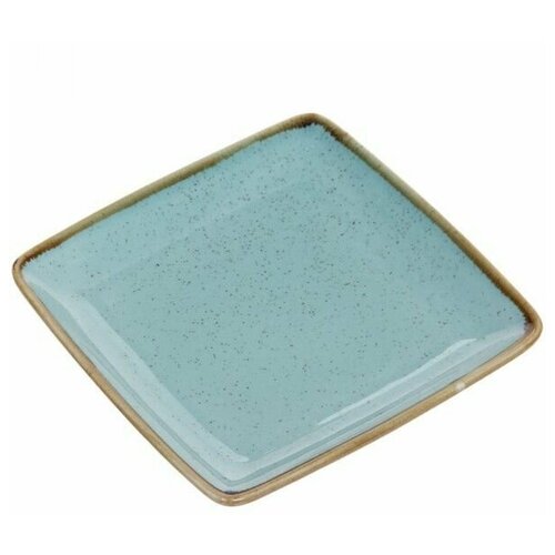 Тарелка керамическая десертная 15*15*1,8 для праздника красивая посуда керамика для дома