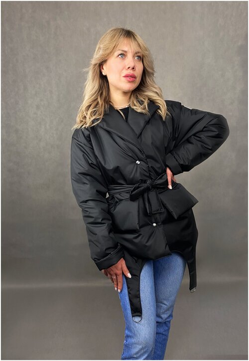 Куртка женская Linkkorn Nevermore black, размер L (48-50)